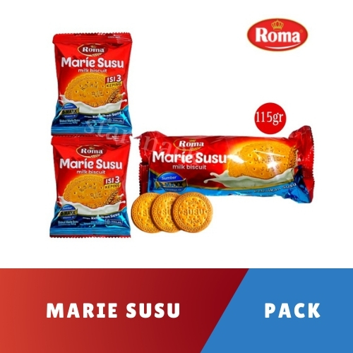Jual ROMA Marie Susu Biskuit [115 g] | Shopee Indonesia