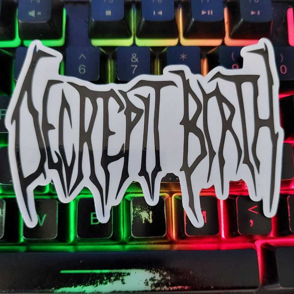 Jual STIKER DECREPIT BIRTH - STIKER MUSIK BAND DEATH METAL - VINYL ANTI ...