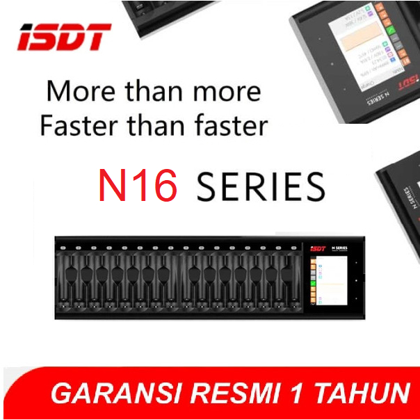 Caricabatterie Intelligente ISDT N16 16 Slot Per AA E AAA