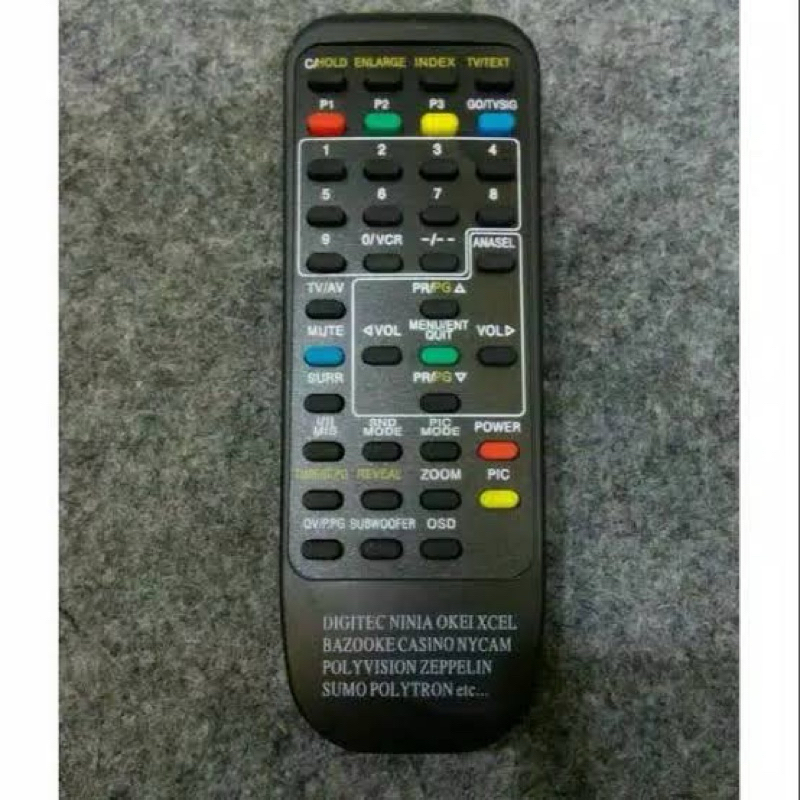 Jual Remote TV Tabung Polytron Digitec Minimax | Shopee Indonesia
