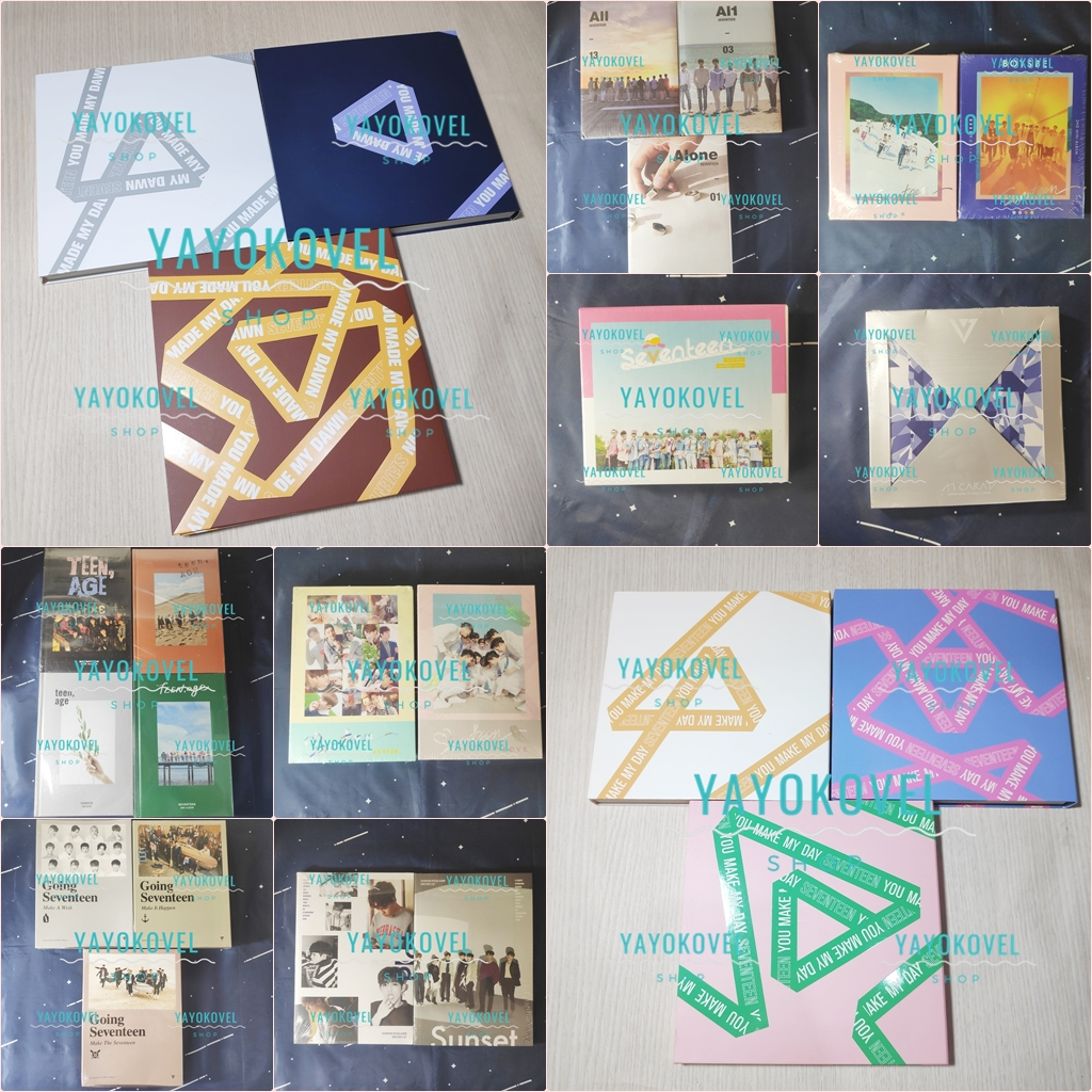 Jual [READY]! SEVENTEEN ALBUM SEALED - UNSEALED - 17CARAT - BOYS BE ...