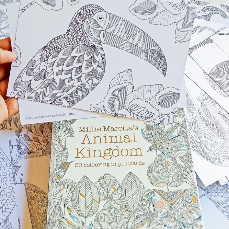 Jual (PER LEMBAR) Adult Coloring - Millie Marotta's Animal Kingdom 50 ...