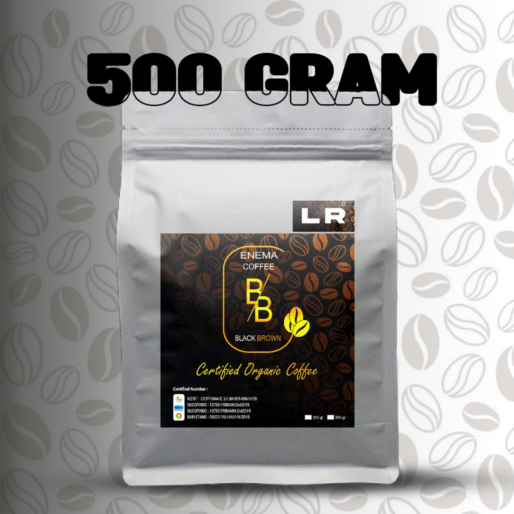 Jual ENEMA KOPI ORGANIK LIGHT ROAST MURAH BERSERTIFIKAT netto 500 gram ...