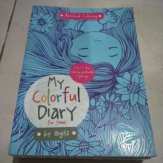 BUKU COLORING / MEWARNAI / MY COLORFUL DIARY