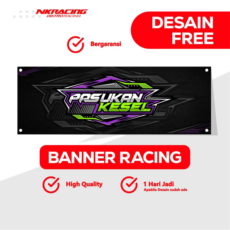 Jual BANNER RACING CUSTOM / SPANDUK BENGKEL CUSTOM BEBAS DESAIN GRATIS ...