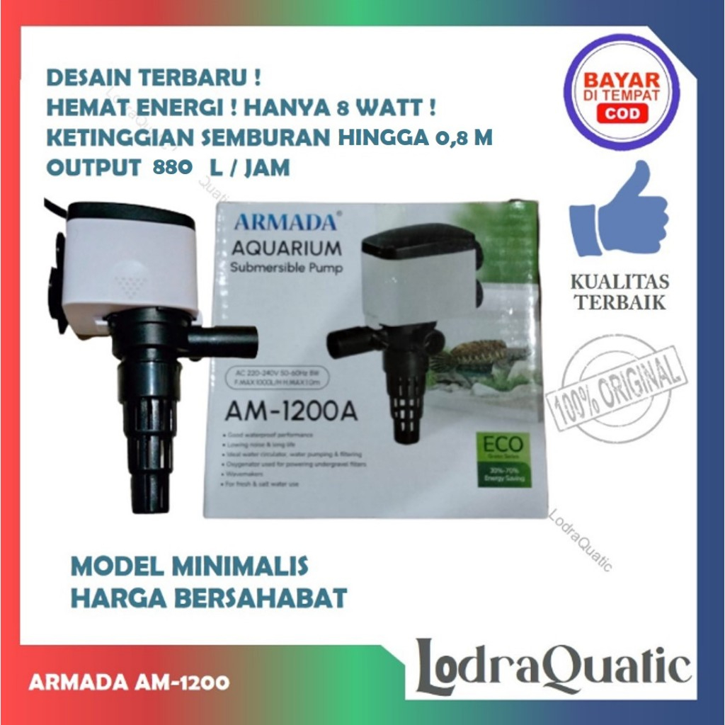 Jual Promo Murah Pompa Aquarium Armada Naik Meter Liter Filter Aquarium Kecil Water