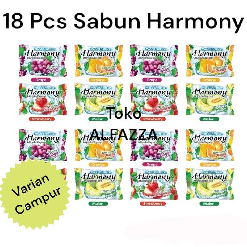 Jual 18 Pcs Sabun Harmony Varian Campur | Sabun Batang Mandi | Shopee ...