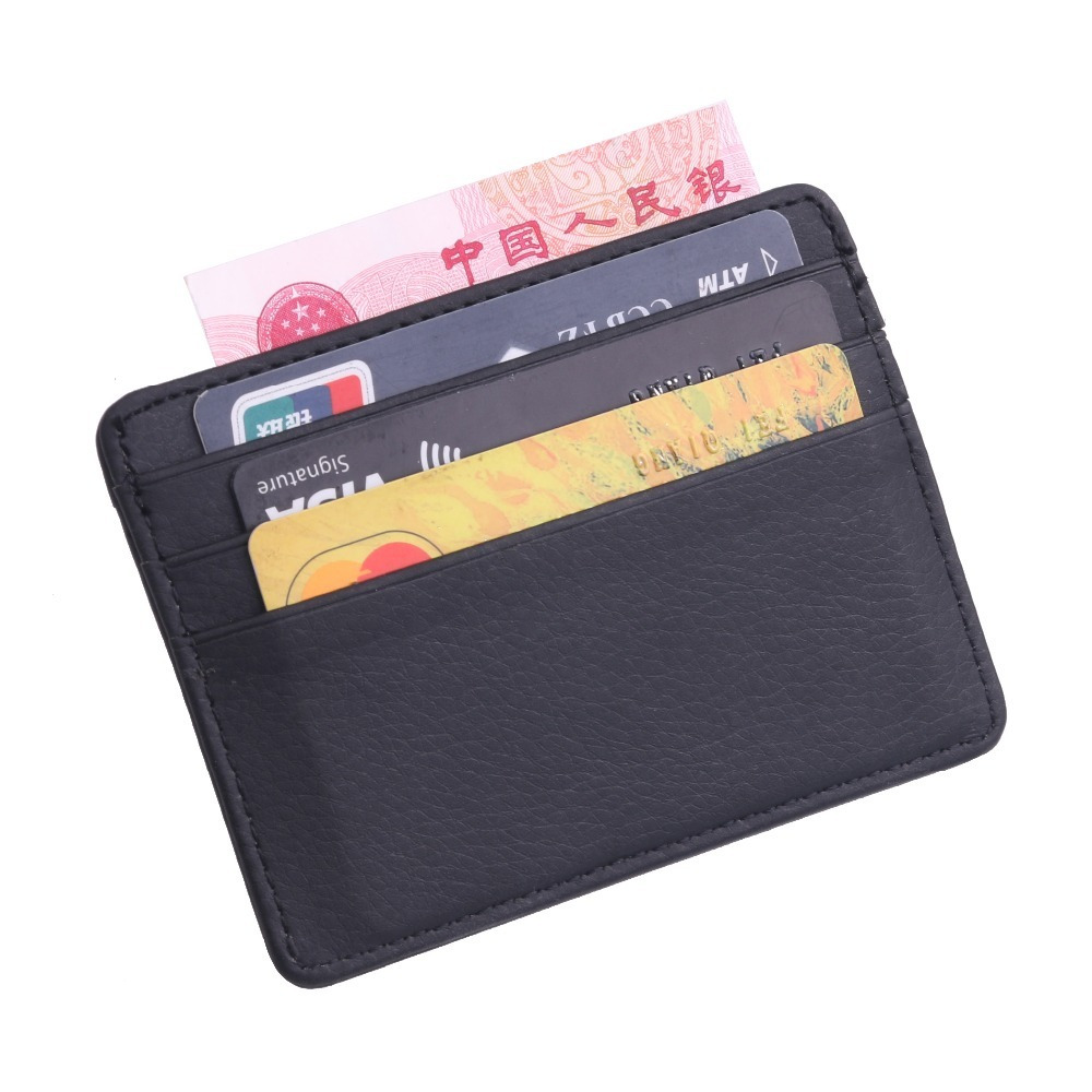 Jual DOMPET KARTU BAHAN KULIT ID CARD HOLDER SLIM DESIGN | Shopee Indonesia
