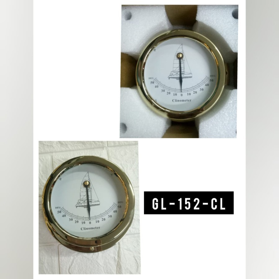 Jual Clinometer kuningan 5 inchi/ Klinometer / Inclinometer | Shopee ...