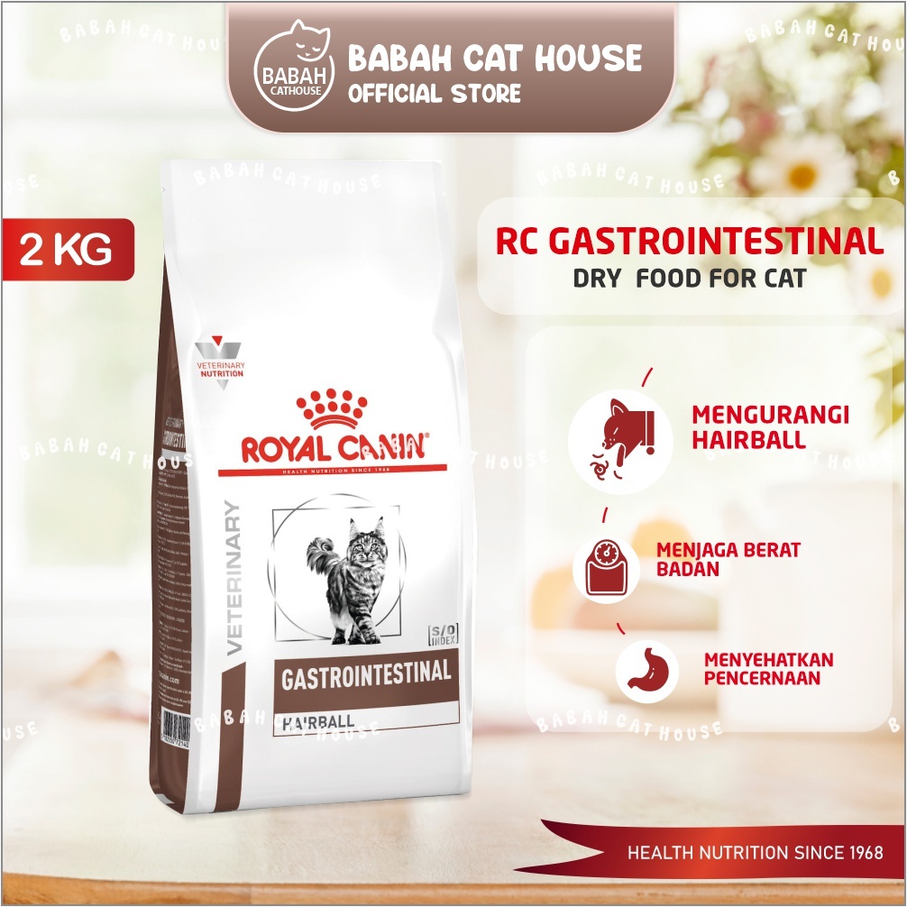 Jual ROYAL CANIN GASTRO HAIRBALL 2KG Makanan Kucing Adult Cat Food Hair ...