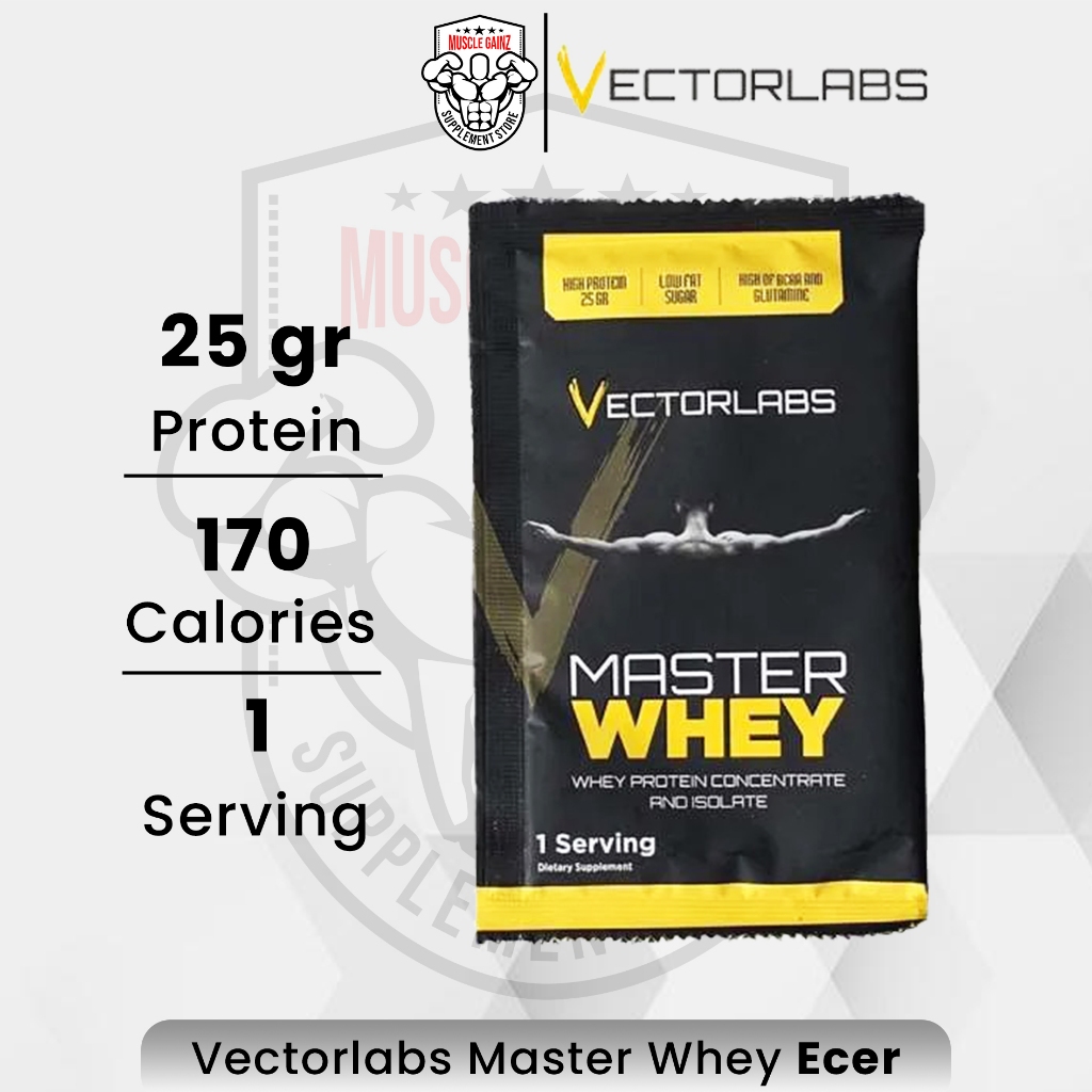 Jual Vectorlabs Master Whey Ecer per Sachet Trial Pack | Shopee Indonesia