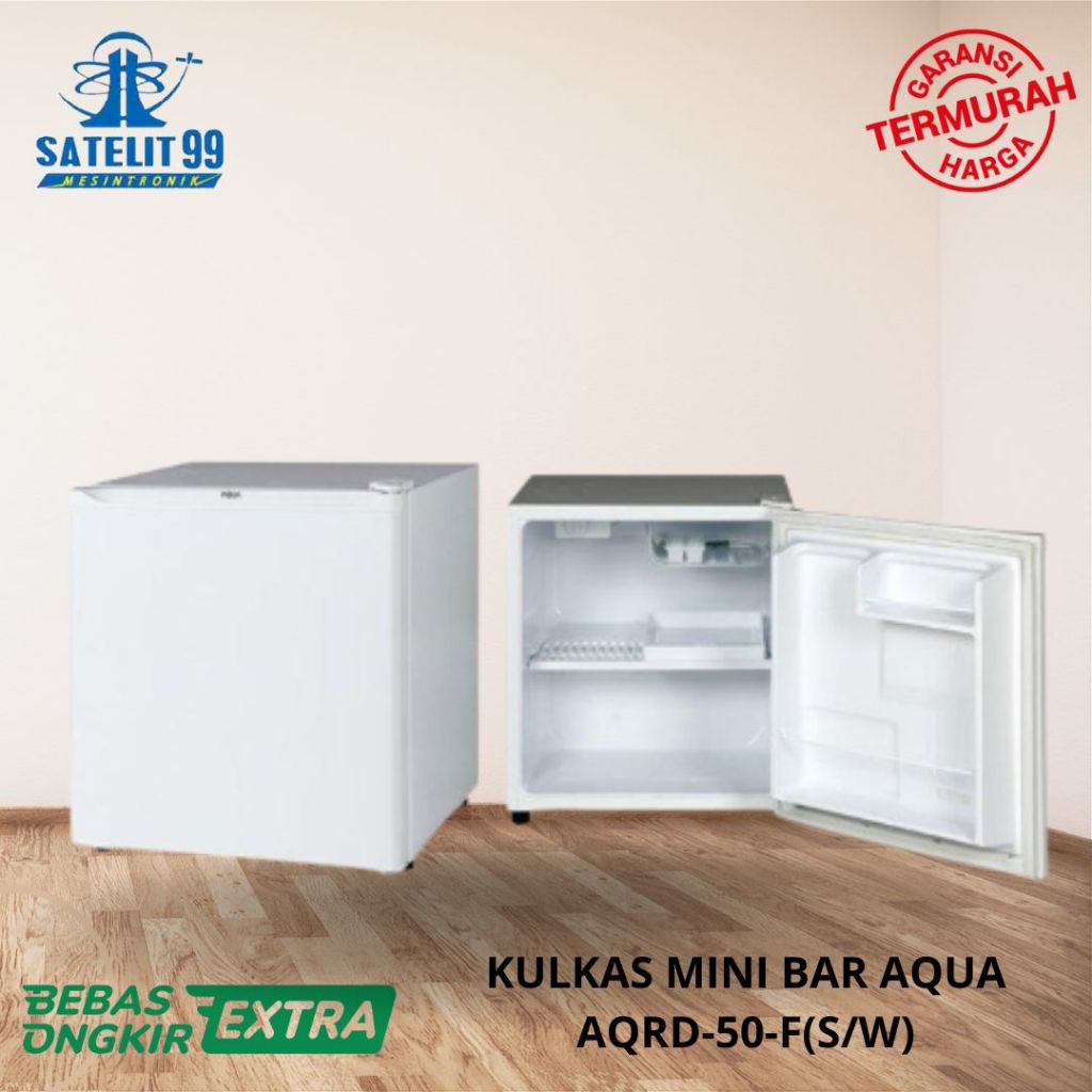 Jual KULKAS MINI BAR AQUA AQRD-50-F(S/W) | Shopee Indonesia