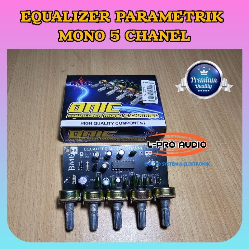 Jual Kit equalizer mono 5 chanel model potensio parametrik Shopee