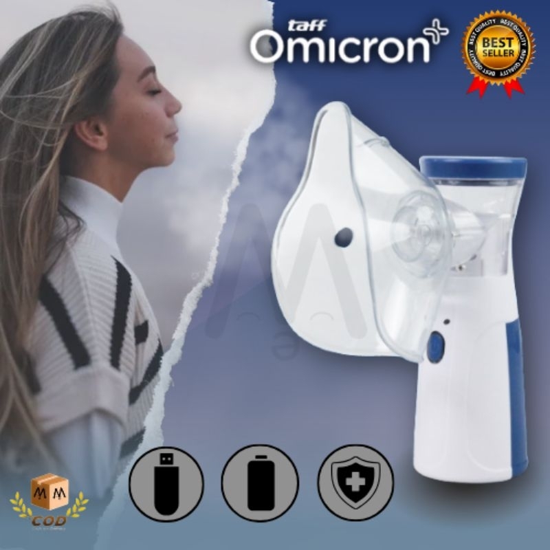 Jual ORIGINAL TaffOmicron Alat Terapi Pernapasan Handheld Inhaler ...