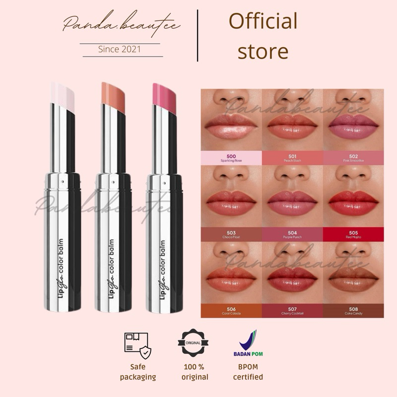 Jual PANDABEAUTEE - Red-A Lip Glo Color Balm 3 in 1 - LIPBALM, LIPGLOSS ...