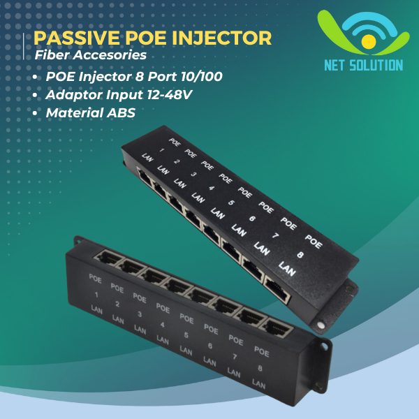 Jual Passive POE Injector 8 Port | Shopee Indonesia