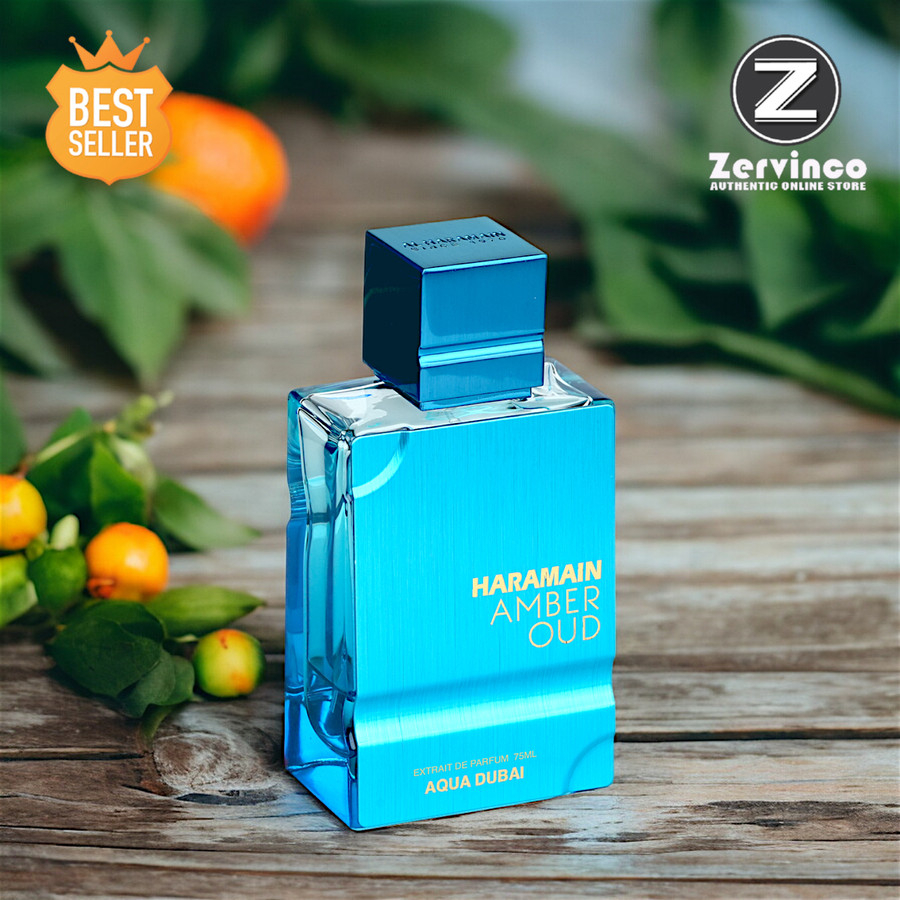 Jual Al Haramain Amber Oud Aqua Dubai Extrait De Parfum For Unisex 100ml Shopee Indonesia