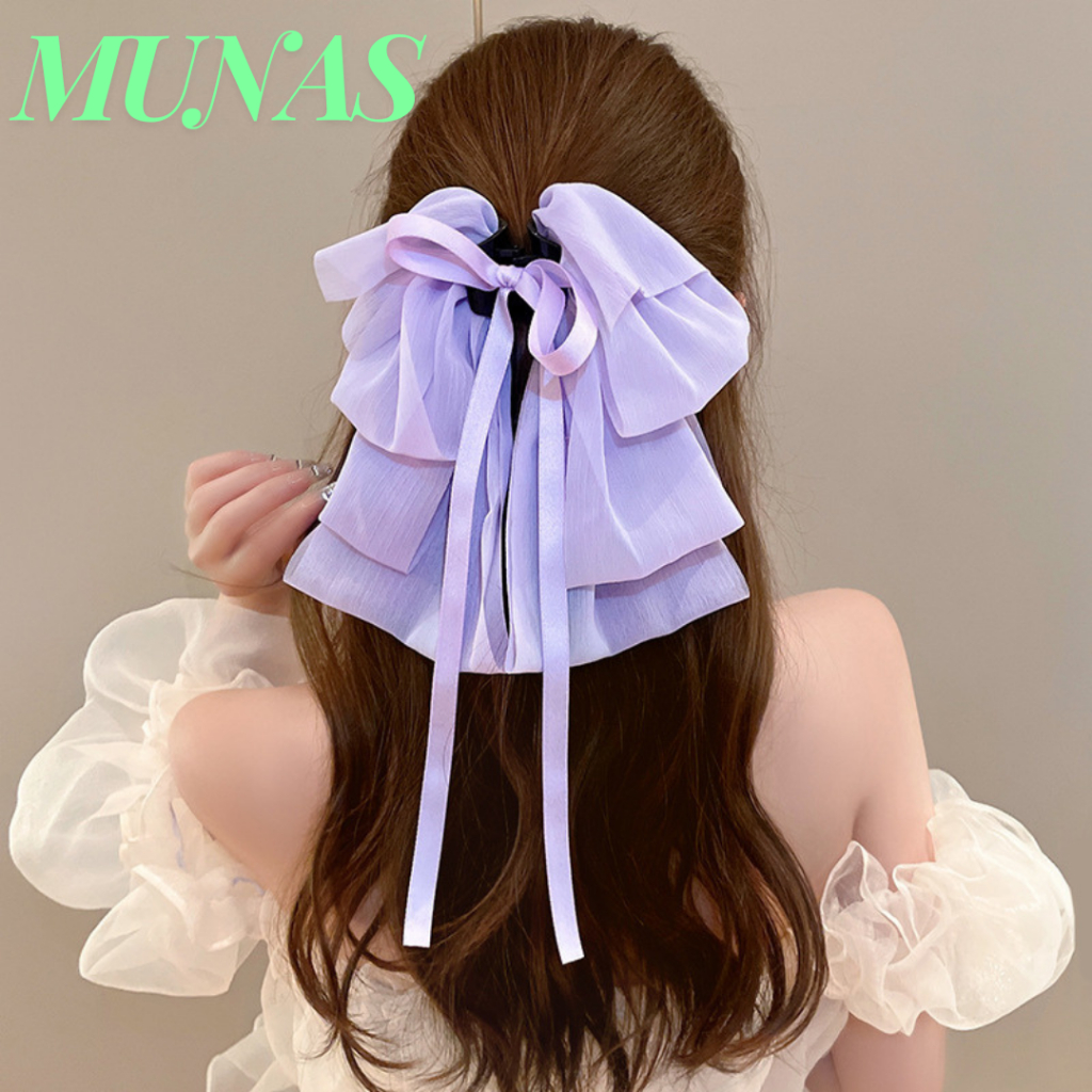 Jual MUNAS Jepit Pita Besar Model Bowknot Polos High end Japanses ...