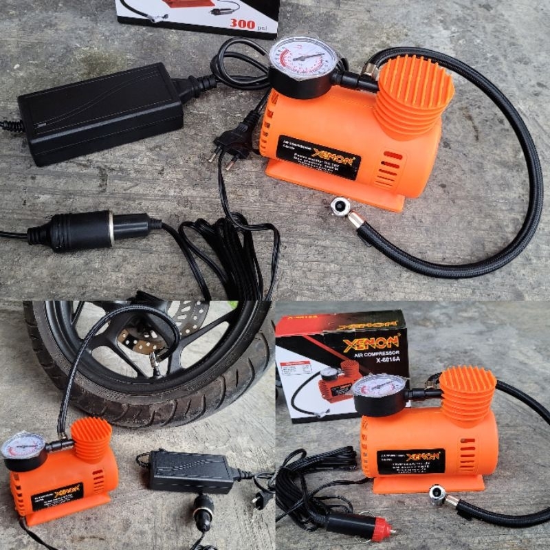 Jual compressor Mini Listrik 300 psi xenon , kompresor mini cat, pompa ...