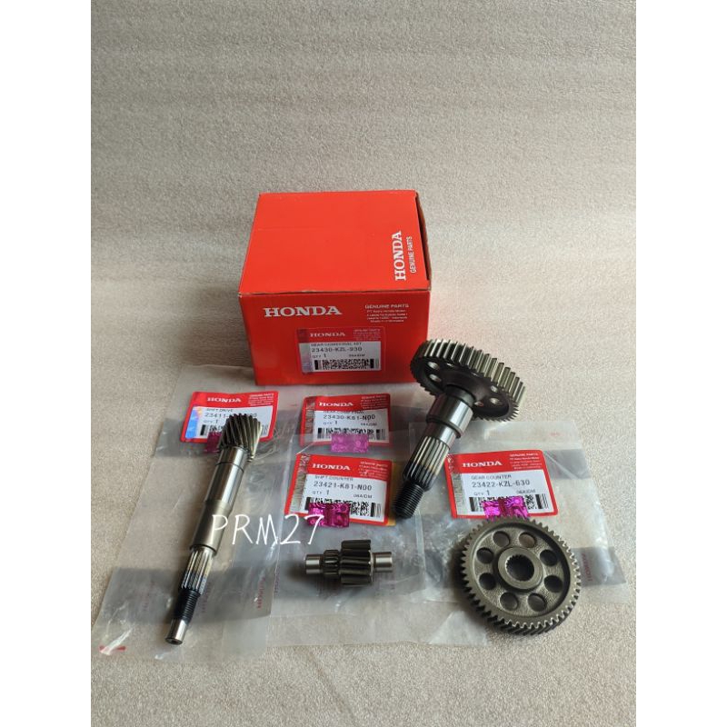 Jual Gigi rasio set 4 pcs (KZL) gear rasio beat fi/Scoopy fi/spacy fi ...