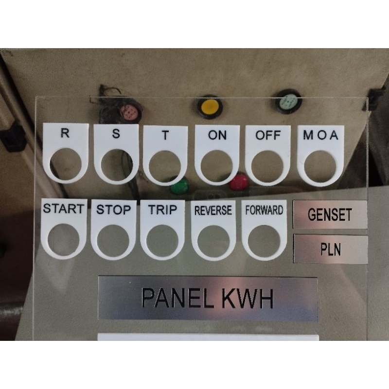 Jual Legend Plate Pilot Lamp 22mm / Legend Plate 22mm Pilot Lamp ( R S ...