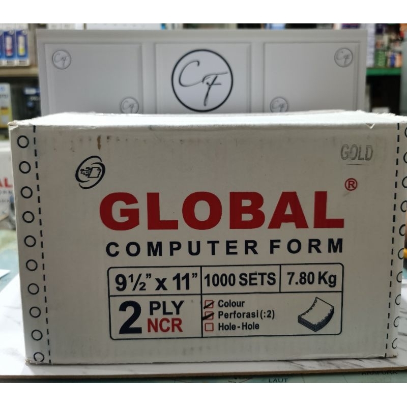 Jual GLOBAL COMPUTER FORM GOLD 9 1/2