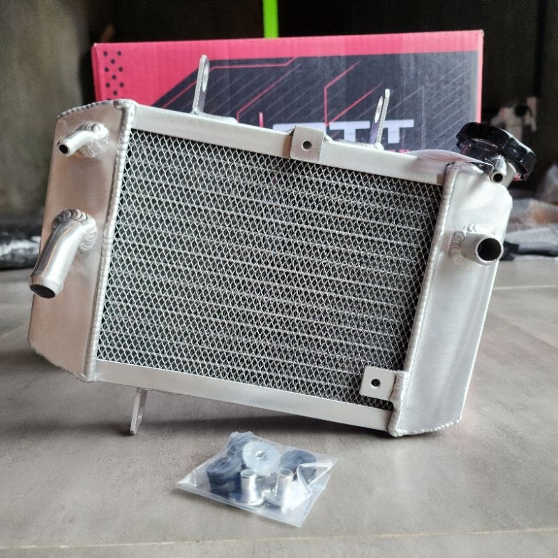 Jual Radiator QTT MX King / Exciter FLAT- Alumunium - QTT Racing 2ply ...