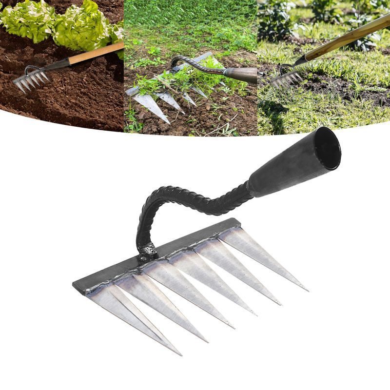 Jual AHS - Cangkul Garden Rake Rake Cangkul Besi Alat Berkebun Cangkul ...