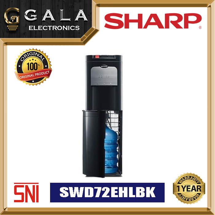 Jual Dispenser Sharp SWD72EHLBK Bottom Loading Galon Bawah | Shopee ...