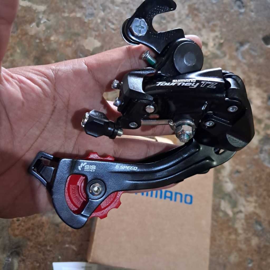 Jual Shimano Rear Derailleur Sepeda Tourney ERD-TZ500-GS 6 Speed with ...