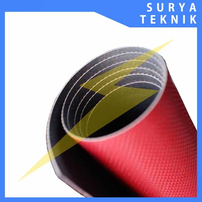Talang Air Karpet 60cm Merah Hitam Tinggi 53 cm 0.8mm