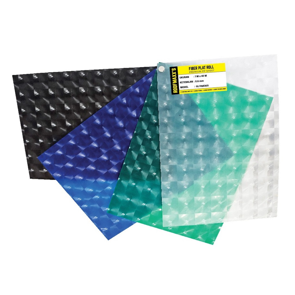 Jual Fiber Plastik Plat Penutup Pagar Motif ROOFMAXX DIMENSI /40M/2F0 ...