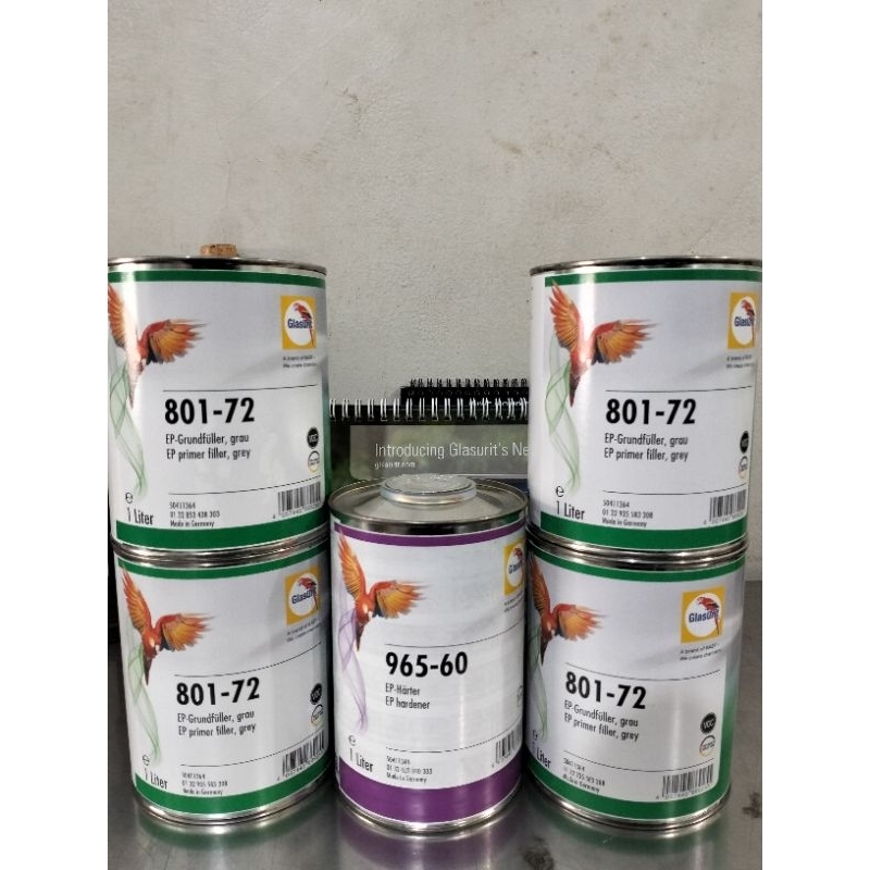 Jual GLASURIT VOC EPOXY PRIMER FILLER GREY (ANTI KARAT DI PLAT