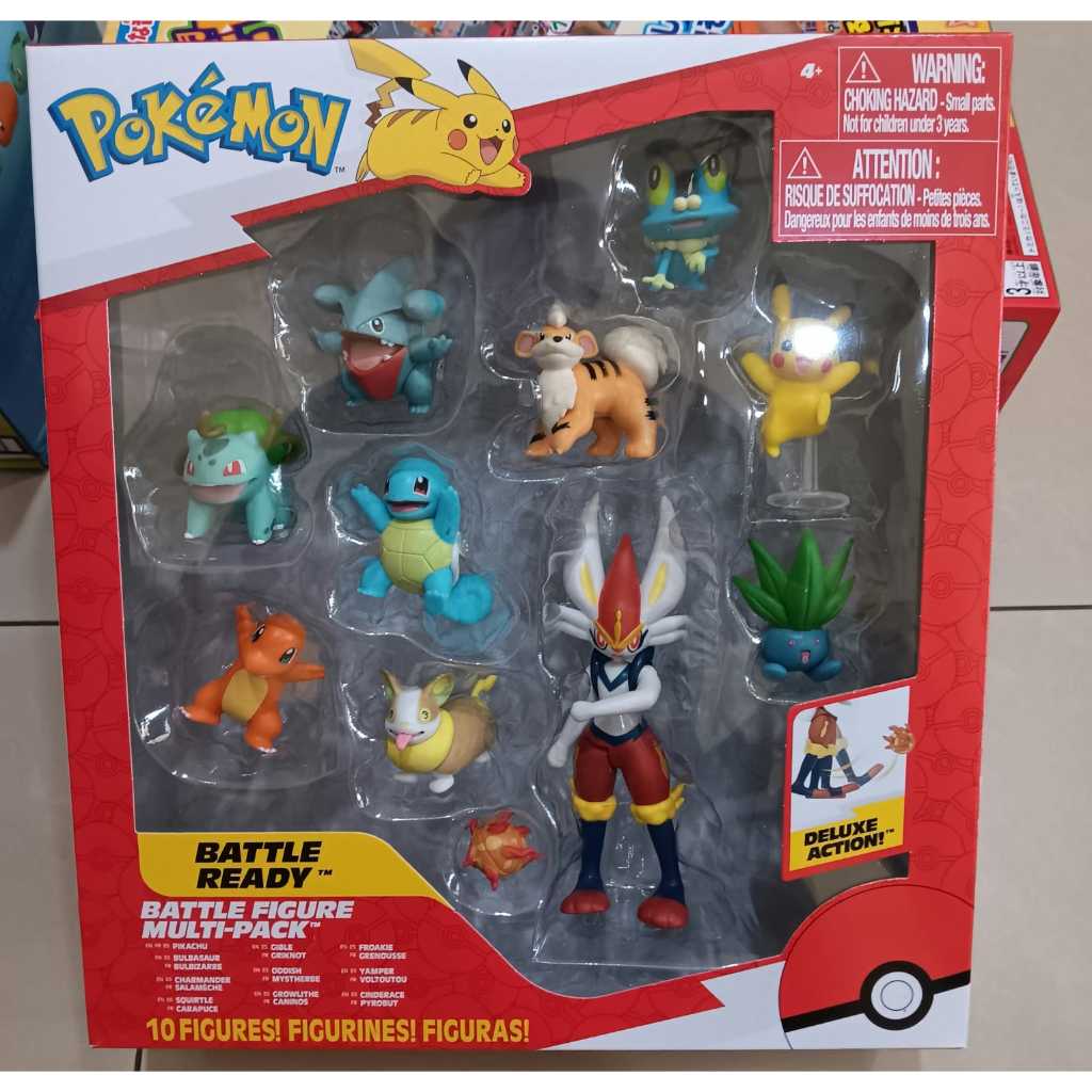 Pokémon Pack Pikachu Squirtle Charmander Bulbasaur Gengar