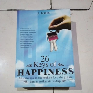 ( OBRAL ) BUKU MOTIVASI // BUKU INSPIRASI // 26 KEYS OF HAPPINES // ORIGINAL