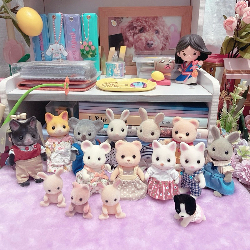 Jual [preloved Sylvanian] Calico Critters Families Toy Baby Mother 