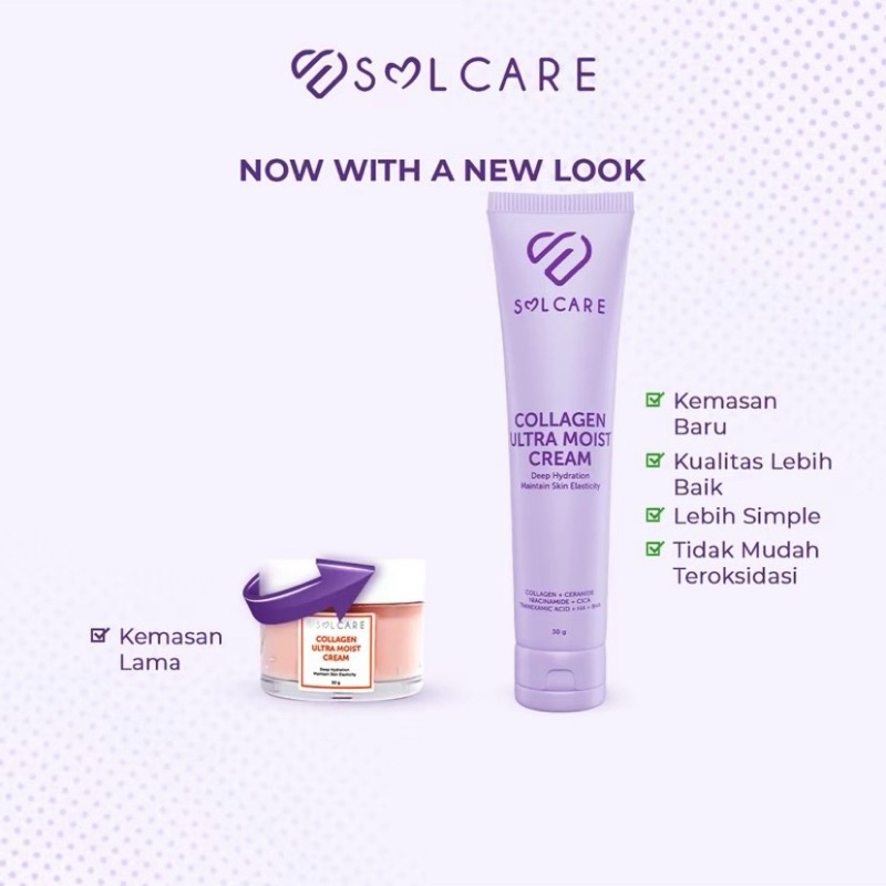Jual Solcare Bundling Cream Collagen Ultra Moist 30g | Shopee Indonesia