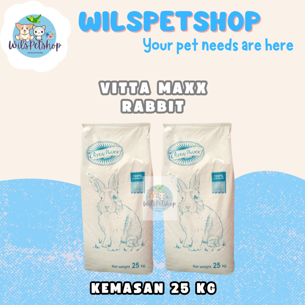 Jual Vitta Maxx Rabbit 25kg /Makanan kelinci/ Vitamaxx (REGULER ...
