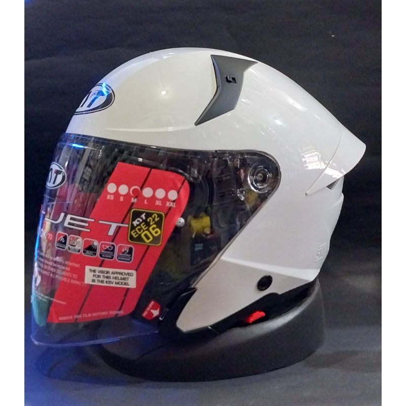 Jual Helm Kyt Ttr Jet Polos Helm Kyt Half Face Shopee Indonesia