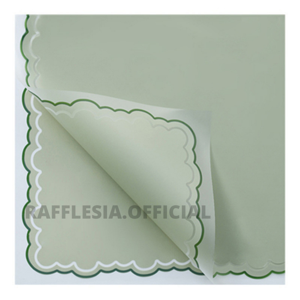 Jual [5 LEMBAR] Flower Wrapping Paper Varian List Cloud Awan Frame ...