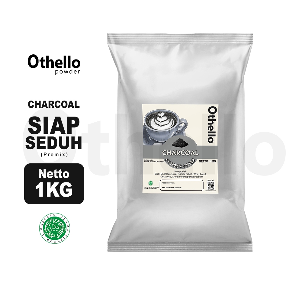 Jual Othello Powder Drink Bubuk Minuman Rasa Charcoal 1kg Serbuk Manis
