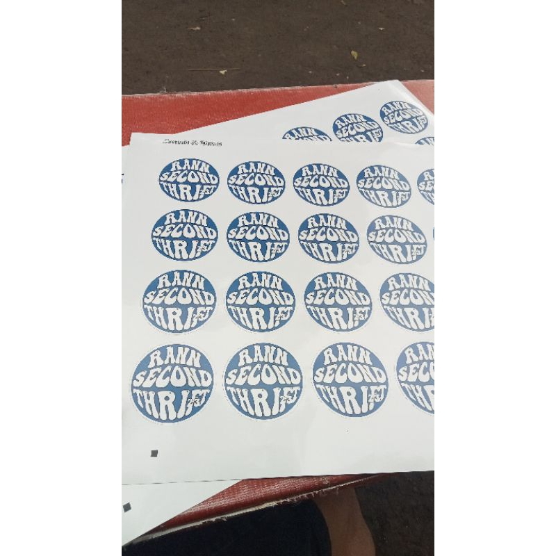Jual cetak sticker perlembar | Shopee Indonesia
