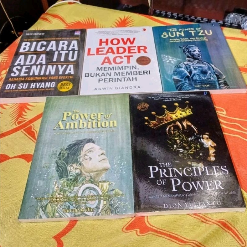 Jual Paket Buku The Principles Of Power Bicara Itu Ada Seninya The