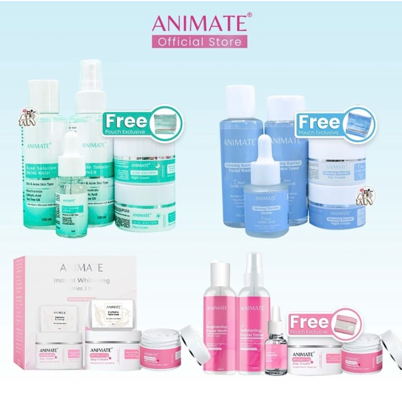 Jual Animate Skincare Series 5in1 BPOM | Shopee Indonesia