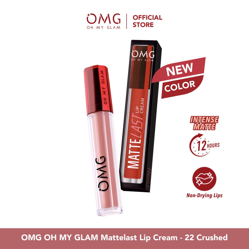 Jual ORIGINAL NEW Shades OMG OH MY GLAM Mattelast Lip Cream - Matte ...