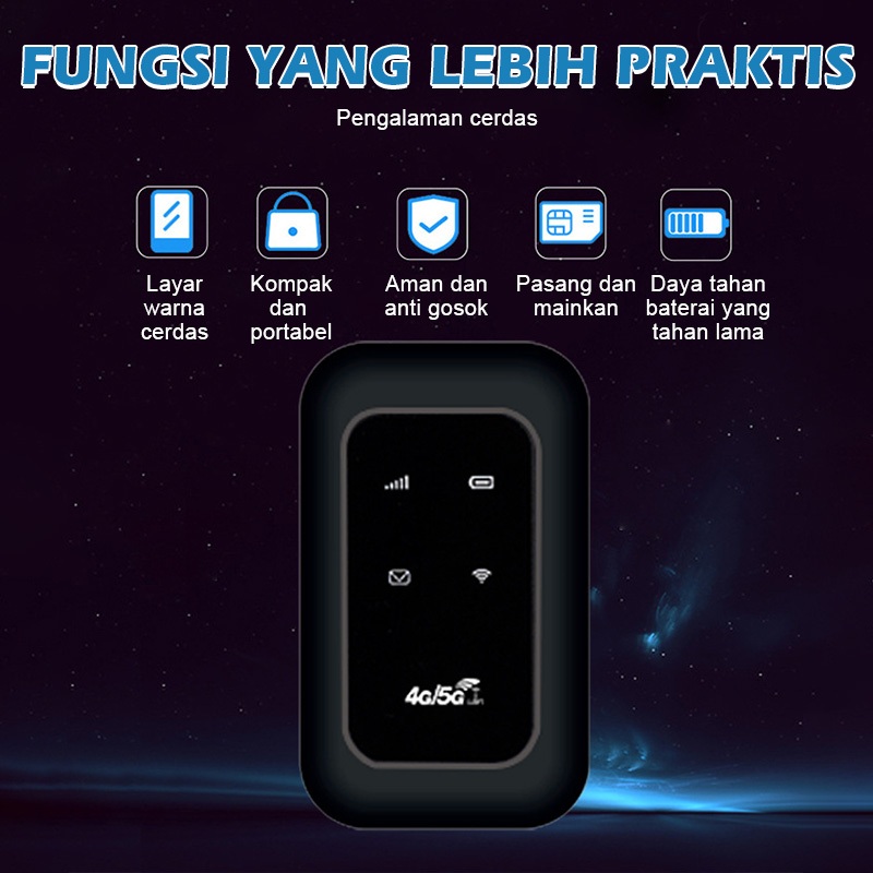 Jual PowerPort Wireless Router Modem Wifi 2100mAh Mifi 4G Lte 150Mbps ...