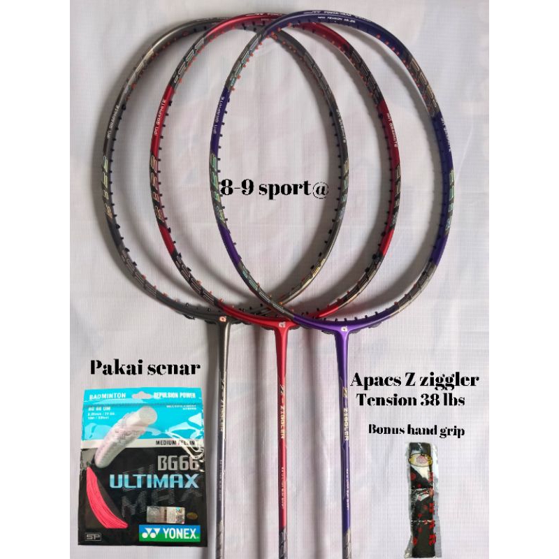 Jual raket badminton apacs z ziggler raket original apacs z ziggler ...