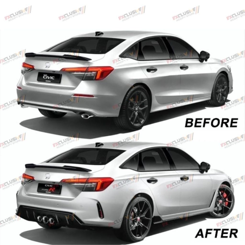 Jual HONDA CIVIC RS FE1 FE2 SEDAN (2022-UP) BODYKIT UPGRADE TYPE R ...