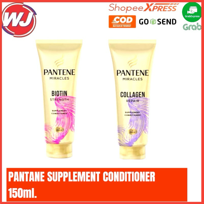 Jual PANTENE SUPPLEMENT CONDITIONER 150ML ALL VARIANT | Shopee Indonesia