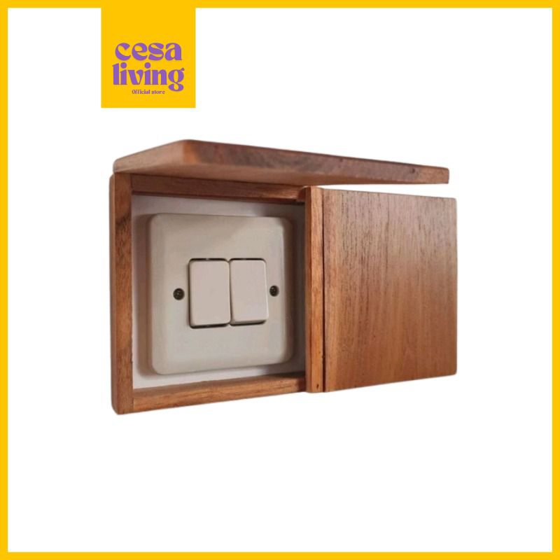 Jual Penutup Saklar Lampu Kayu Jati Frame Saklar Lampu Elegan & Ramah ...